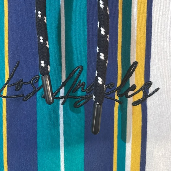 Vox Populi - Sleeveless Striped Hoodie - Picture 2 of 6